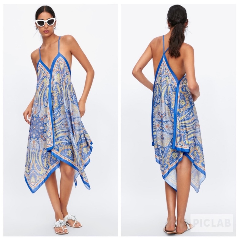 Zara printed dress